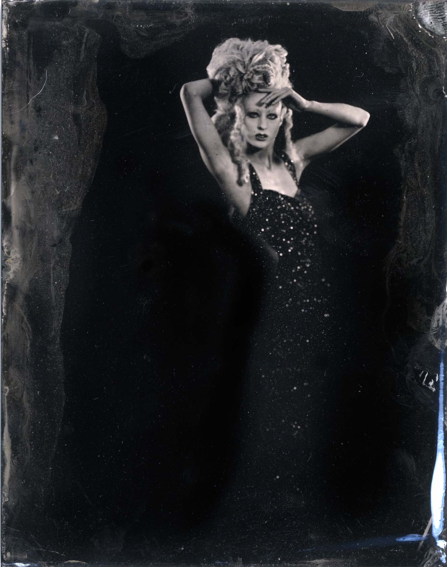 Tintype fashion image